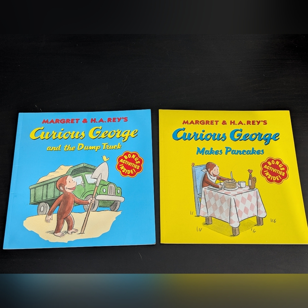 Curious George Vintage 90's Book Set